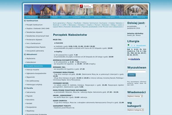 sanktuarium-pijarzy.pl site used Niebieski