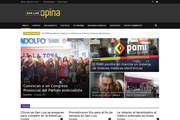 Newspaper Child theme site design template sample