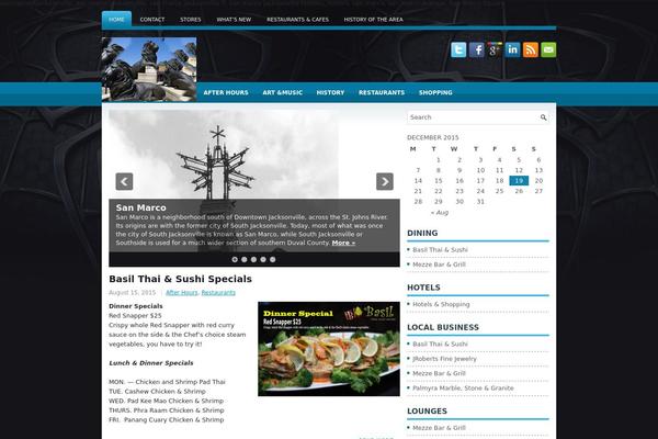 Rapido theme site design template sample