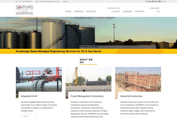 Structure theme site design template sample