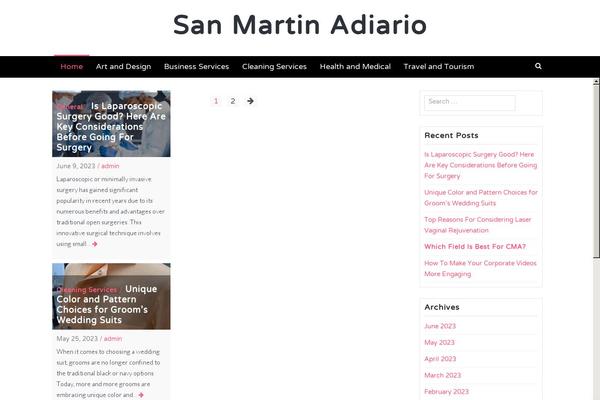Latest theme site design template sample