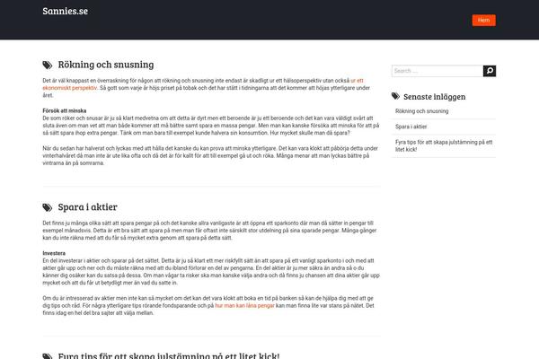 Abaris theme site design template sample