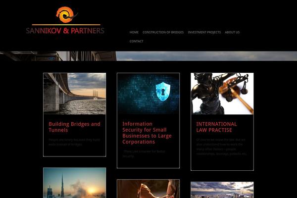 sannikov-partners.com site used WP Jurist
