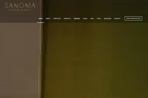 Infinite theme site design template sample