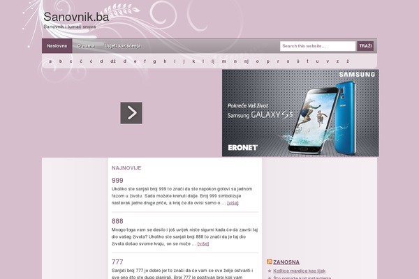 WordPress website example screenshot