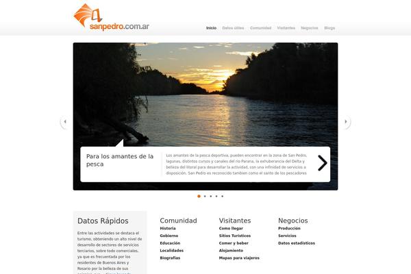 Portal theme site design template sample