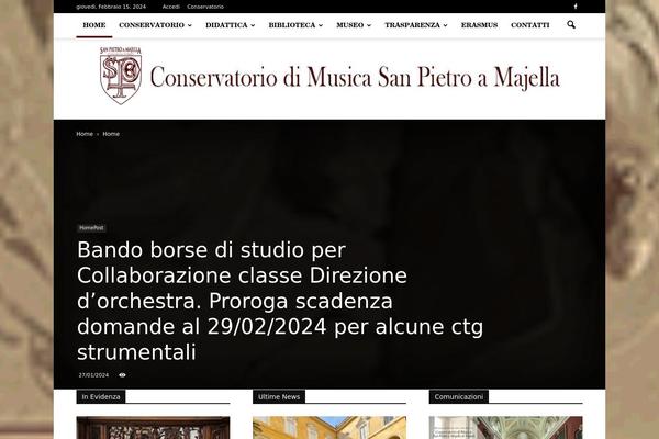 Newspaper theme site design template sample