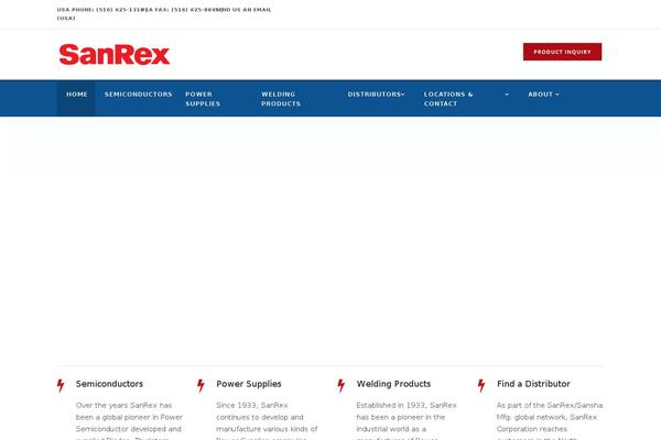 sanrex.com site used Urbanmag-child