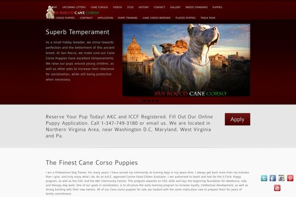 inFocus theme site design template sample