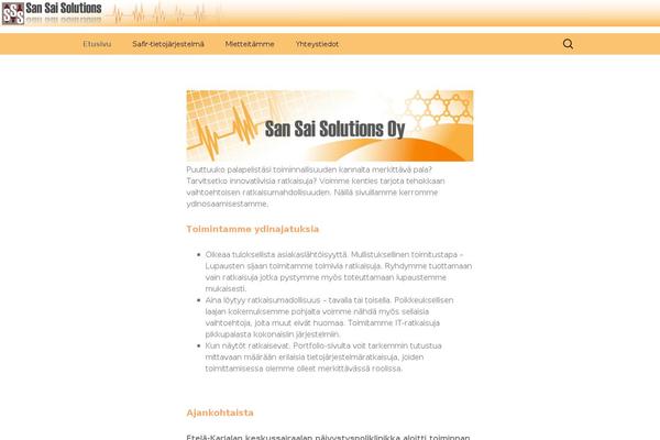 sansaisolutions.com site used Twentythirteen-sansai