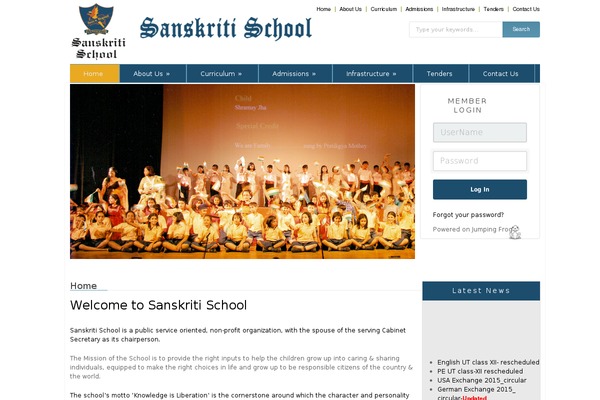 Site using Image Slider plugin