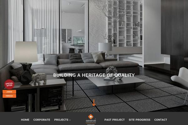 sanskrutilifespaces.com site used Sanskrutilife