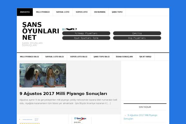 News Pro theme site design template sample