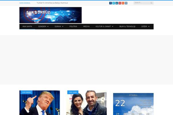 SmartMag theme site design template sample