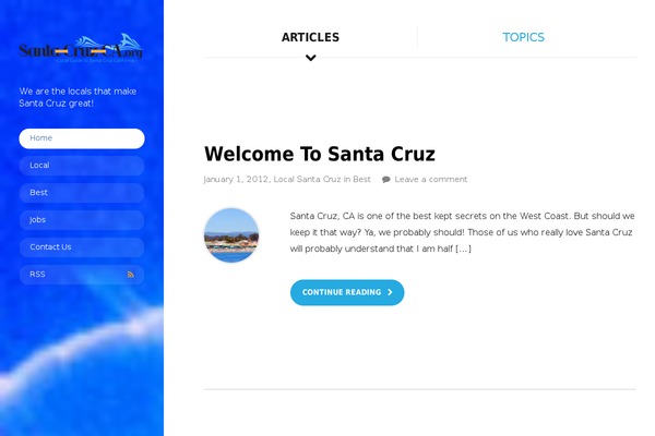 On Topic theme site design template sample