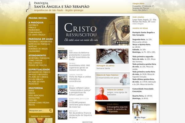 Minhaparoquia theme site design template sample