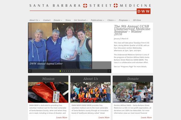 NonProfit theme site design template sample