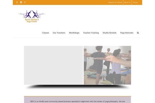 santabarbarayogacenter.com site used Sbyc