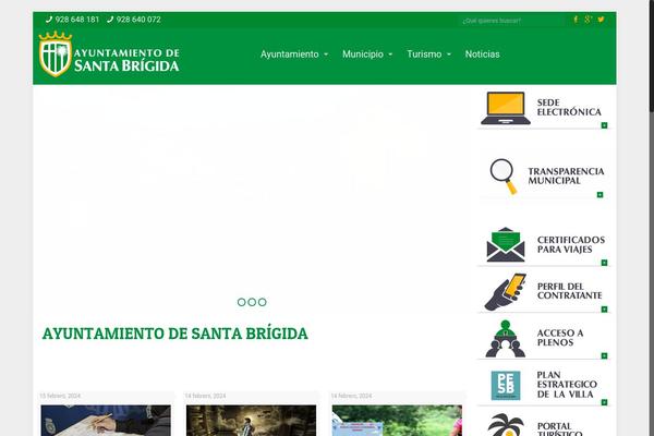 Site using Socials Ignited plugin