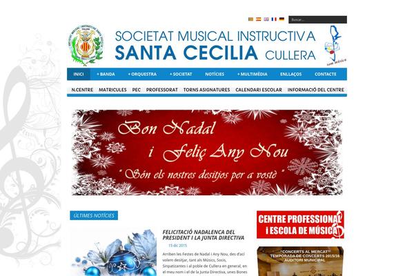 Megazine theme site design template sample