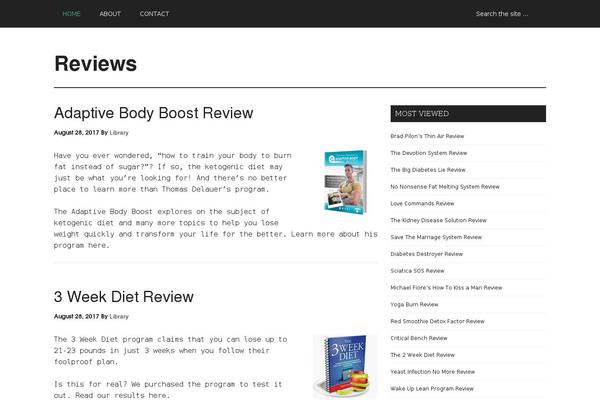 Magazine Pro theme site design template sample