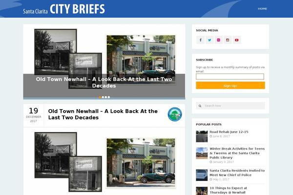 santaclaritacitybriefs.com site used GoBlog