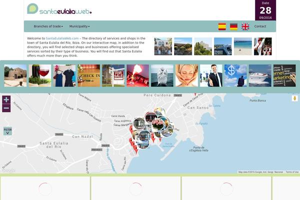 Site using Codespacing-progress-map plugin