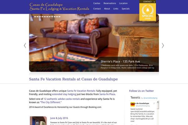Guesthouse theme site design template sample