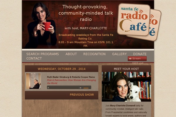 santaferadiocafe.org site used Blankslate-theme-master