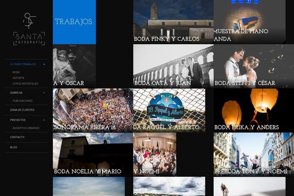 LENS theme site design template sample