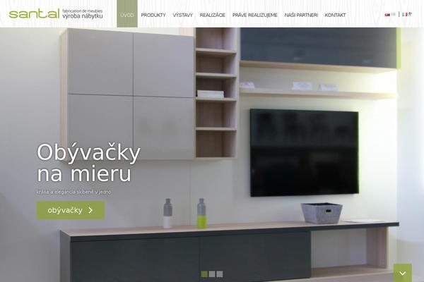 santal.sk site used Santal