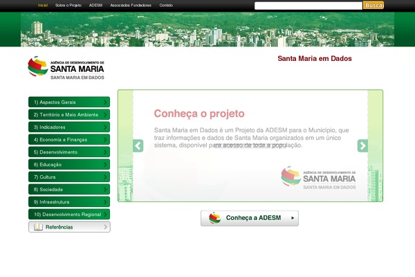 Site using Easing Slider plugin