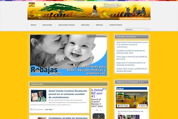 Continuum theme site design template sample