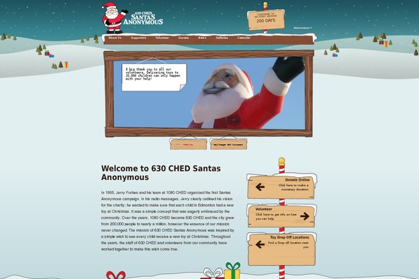 santasanonymous.ca site used Santas