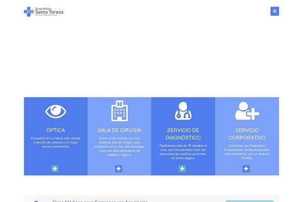 Clinico theme site design template sample