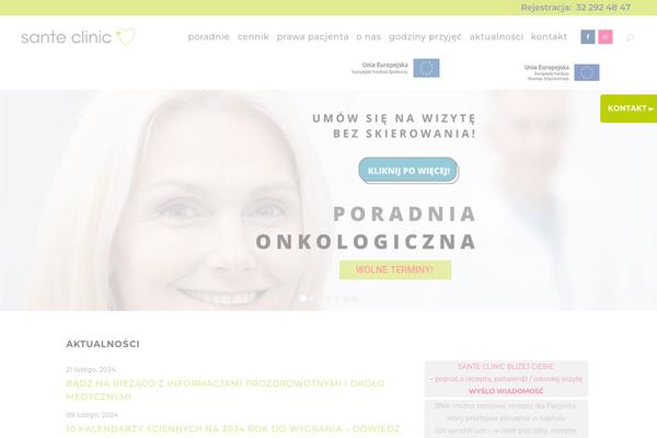 Santé theme site design template sample