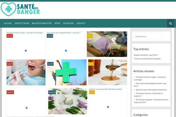 Synapse theme site design template sample