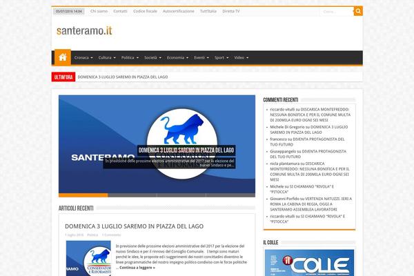 Sahifa theme site design template sample