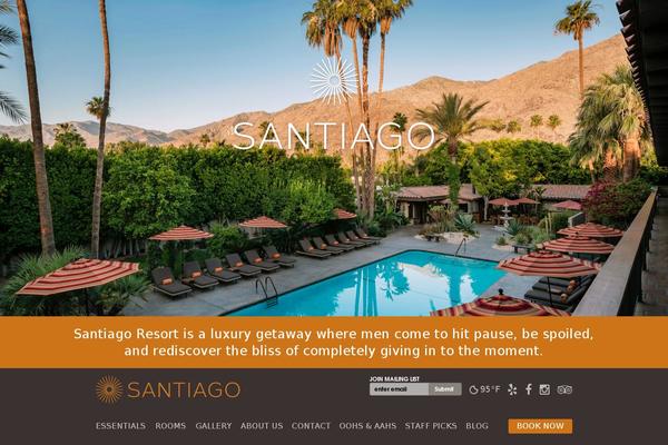 santiagoresort.com site used Santiago-resort