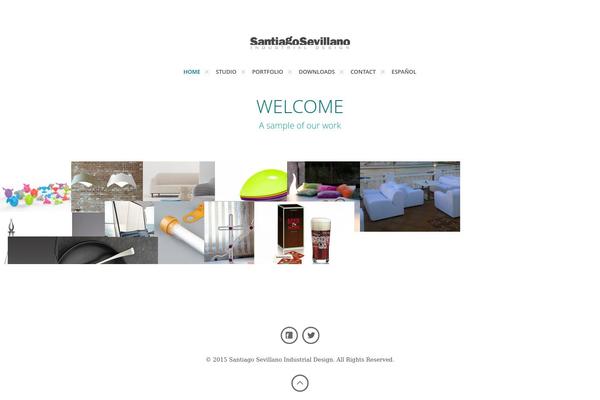 santiagosevillano.com site used Gt3-wp-performer