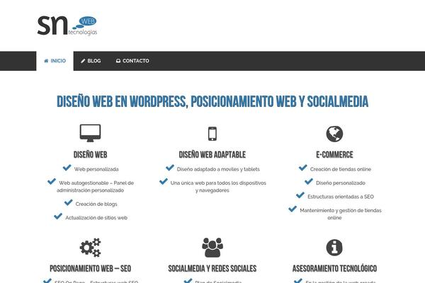 WordPress website example screenshot