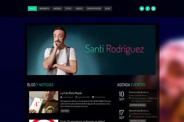 Clubber theme site design template sample