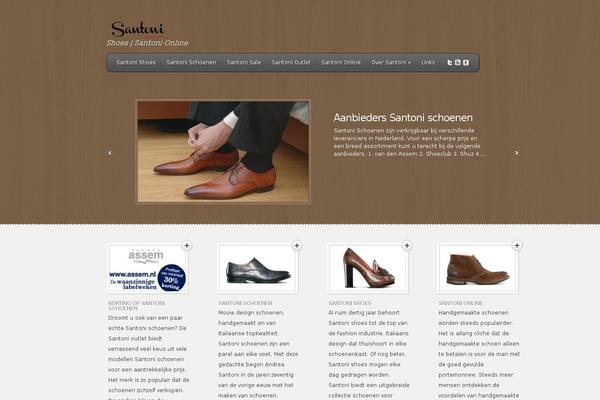 Feather theme site design template sample