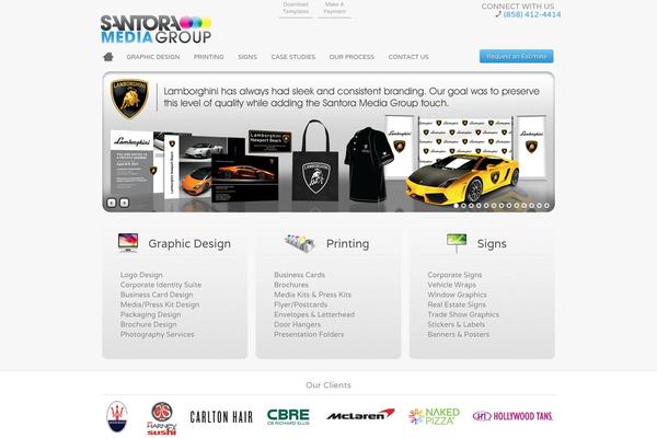 Metric theme site design template sample