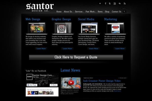 Prestige theme site design template sample