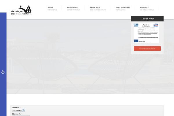 Site using Nation-booking plugin