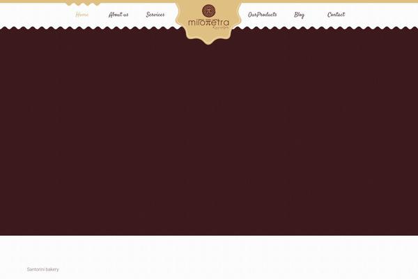 santorinipatisserie.com site used Cakery