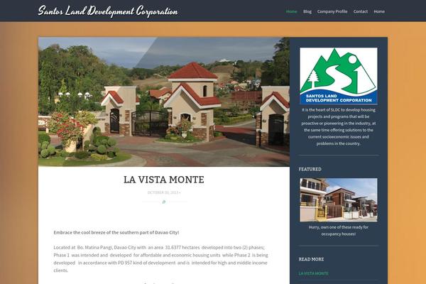 Story theme site design template sample