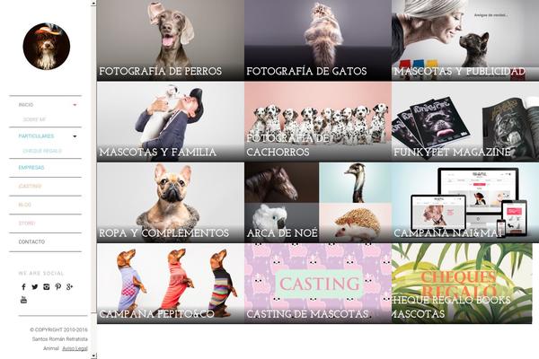 LENS theme site design template sample
