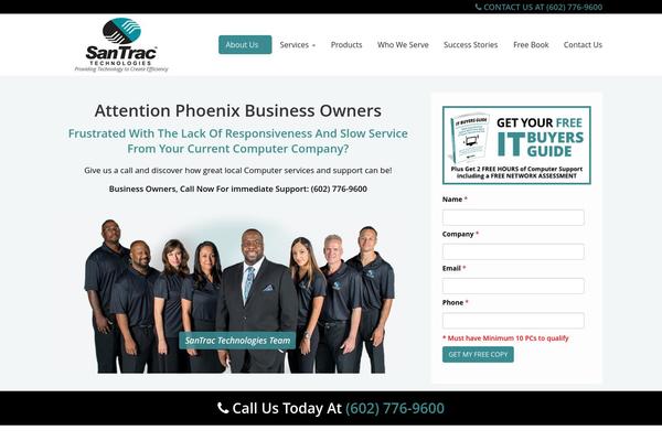Phoenix theme site design template sample